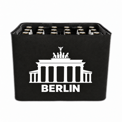 KistenBlende Berlin Stadt Silhouette 2 auf Bierkasten