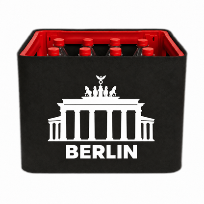 KistenBlende Berlin Stadt Silhouette 2 auf Limonadenkiste PET