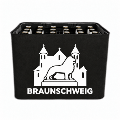 KistenBlende Braunschweig Stadt Silhouette 2 auf Bierkasten