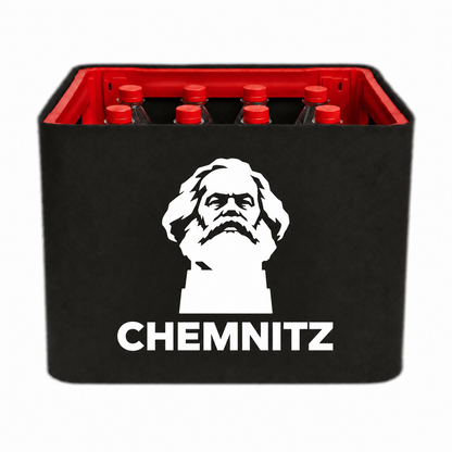KistenBlende Chemnitz Stadt Silhouette 2 auf Limonadenkiste PET