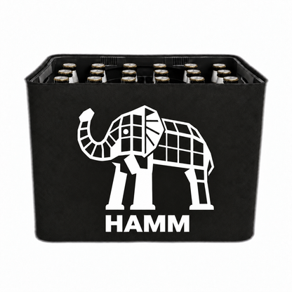 KistenBlende Hamm Stadt Silhouette 2 auf Bierkasten