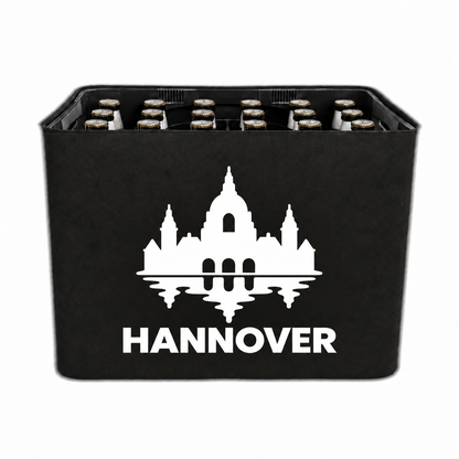 KistenBlende Hannover Stadt Silhouette 2 auf Bierkasten