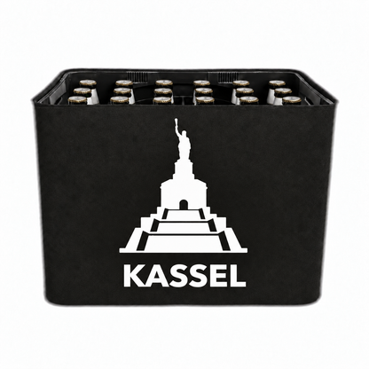 KistenBlende Kassel Stadt Silhouette 2 auf Bierkasten