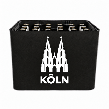 KistenBlende Köln Stadt Silhouette 2 auf Bierkasten