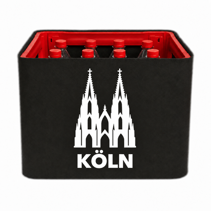 KistenBlende Köln Stadt Silhouette 2 auf Limonadenkiste PET
