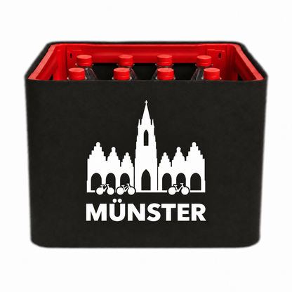 KistenBlende Münster Stadt Silhouette 2 auf Limonadenkiste PET