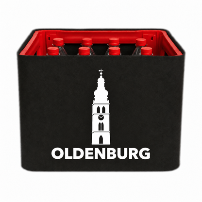 KistenBlende Oldenburg (Oldenburg) Stadt Silhouette 2 auf Limonadenkiste PET