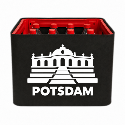 KistenBlende Potsdam Stadt Silhouette 2 auf Limonadenkiste PET