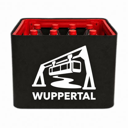 KistenBlende Wuppertal Stadt Silhouette 2 auf Limonadenkiste PET
