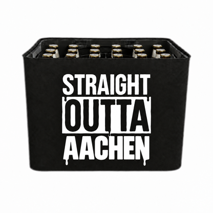 KistenBlende STRAIGHT OUTTA Aachen auf Bierkasten