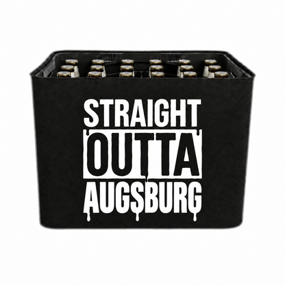 KistenBlende STRAIGHT OUTTA Augsburg auf Bierkasten