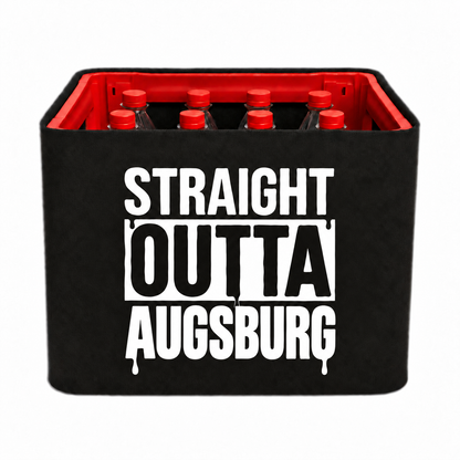 KistenBlende STRAIGHT OUTTA Augsburg auf Limonadenkiste PET