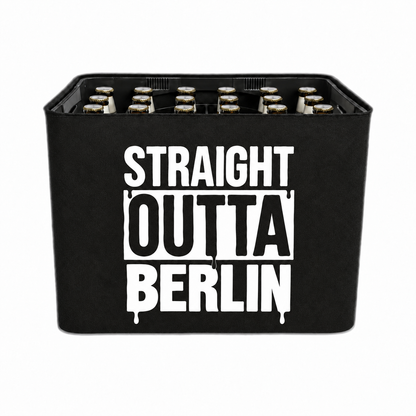 KistenBlende STRAIGHT OUTTA Berlin auf Bierkasten