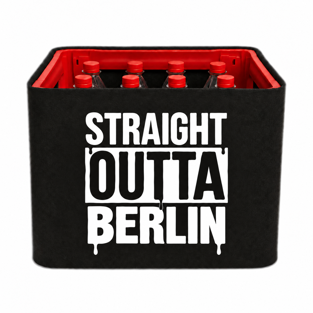 KistenBlende STRAIGHT OUTTA Berlin auf Limonadenkiste PET