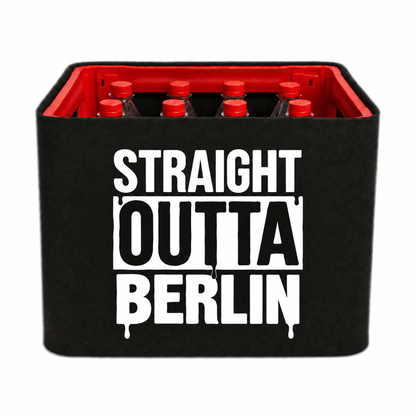 KistenBlende STRAIGHT OUTTA Berlin auf Limonadenkiste PET