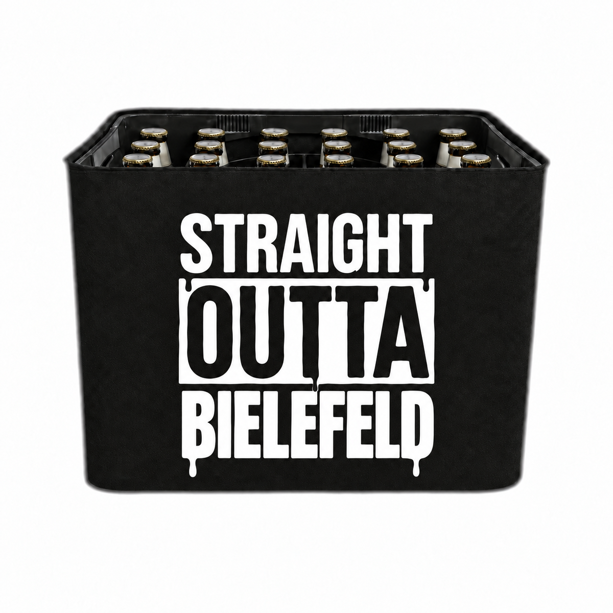 KistenBlende STRAIGHT OUTTA Bielefeld auf Bierkasten