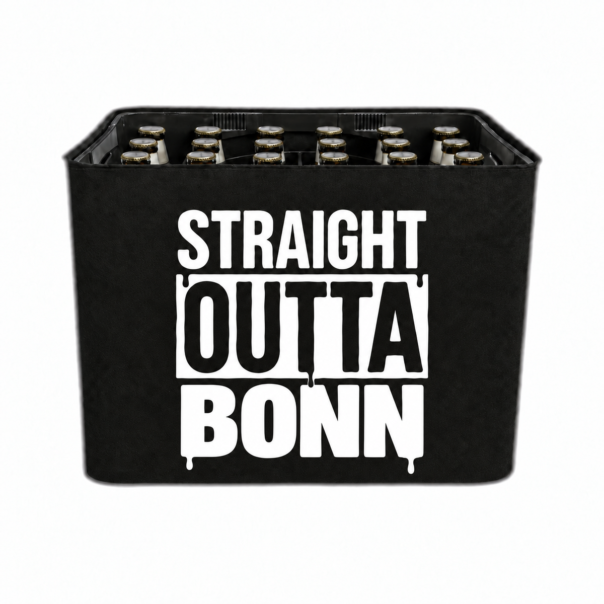 KistenBlende STRAIGHT OUTTA Bonn auf Bierkasten