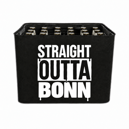 KistenBlende STRAIGHT OUTTA Bonn auf Bierkasten