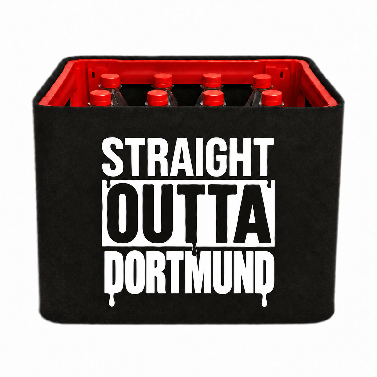 KistenBlende STRAIGHT OUTTA Dortmund auf Limonadenkiste PET