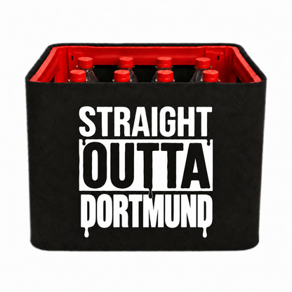 KistenBlende STRAIGHT OUTTA Dortmund auf Limonadenkiste PET