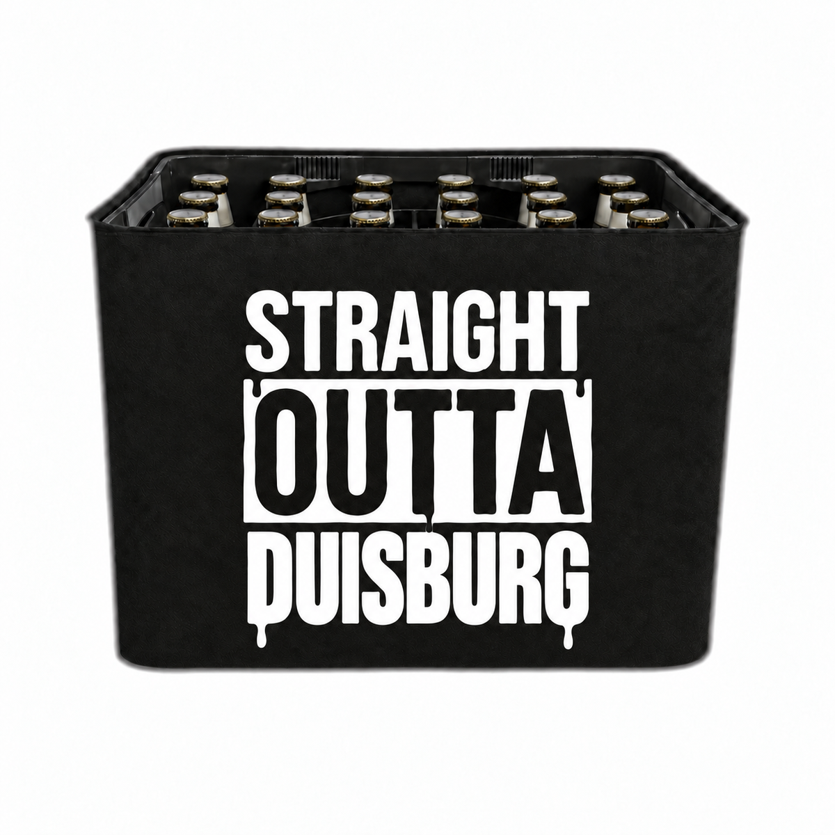 KistenBlende STRAIGHT OUTTA Duisburg auf Bierkasten