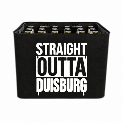 KistenBlende STRAIGHT OUTTA Duisburg auf Bierkasten