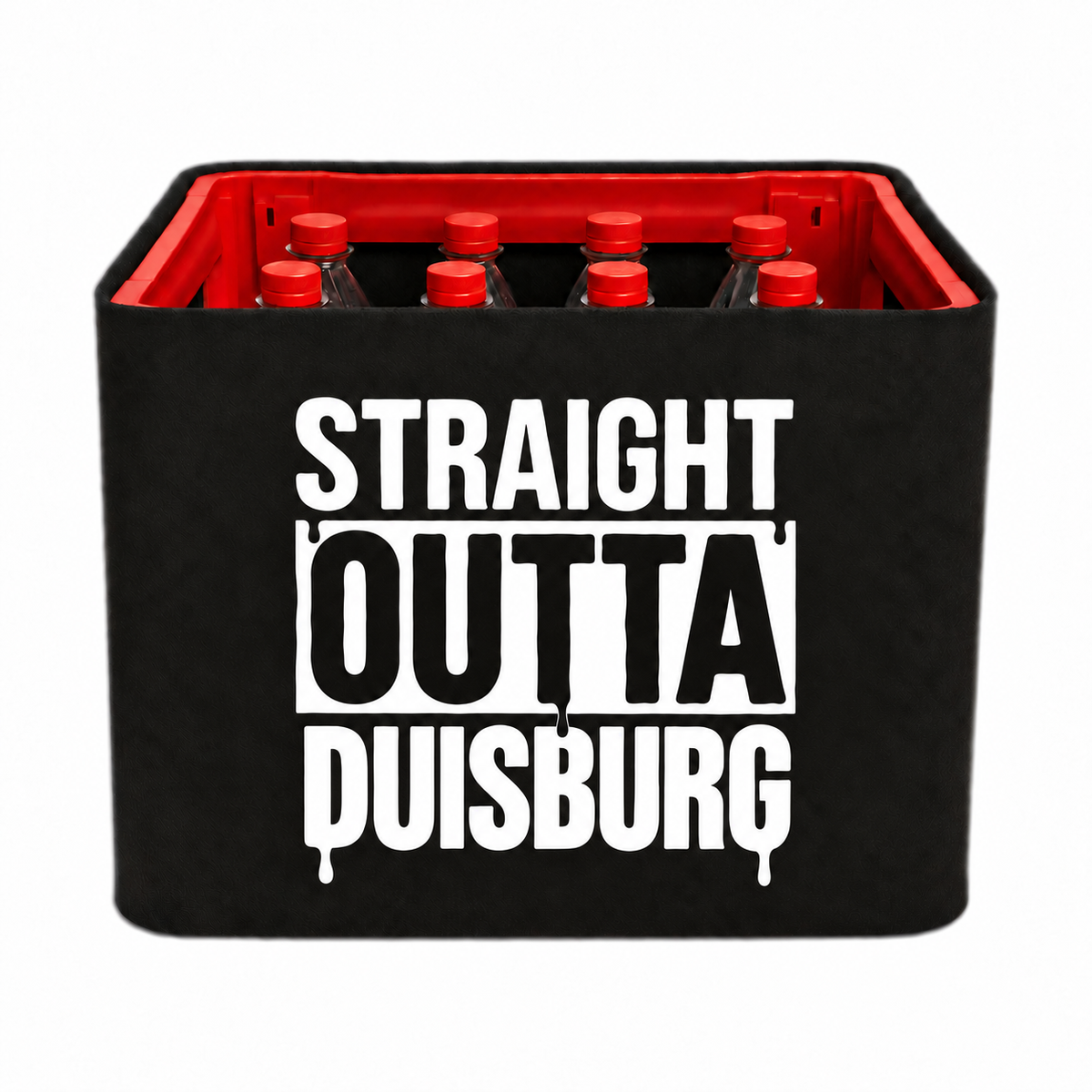 KistenBlende STRAIGHT OUTTA Duisburg auf Limonadenkiste PET