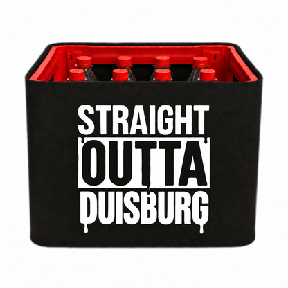 KistenBlende STRAIGHT OUTTA Duisburg auf Limonadenkiste PET