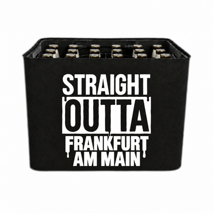 KistenBlende STRAIGHT OUTTA Frankfurt am Main auf Bierkasten
