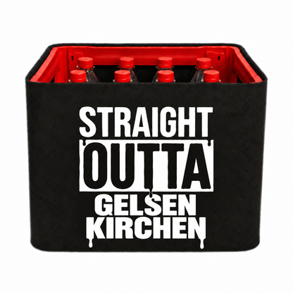 KistenBlende STRAIGHT OUTTA Gelsenkirchen auf Limonadenkiste PET