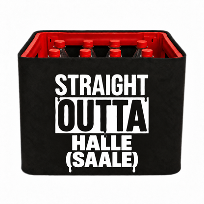 KistenBlende STRAIGHT OUTTA Halle (Saale) auf Limonadenkiste PET