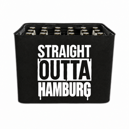 KistenBlende STRAIGHT OUTTA Hamburg auf Bierkasten