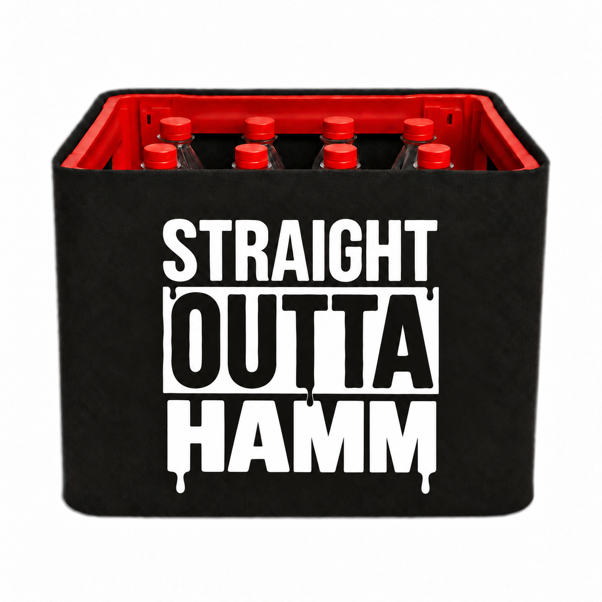KistenBlende STRAIGHT OUTTA Hamm auf Limonadenkiste PET