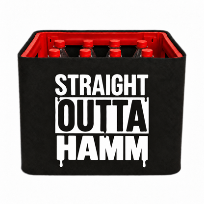 KistenBlende STRAIGHT OUTTA Hamm auf Limonadenkiste PET