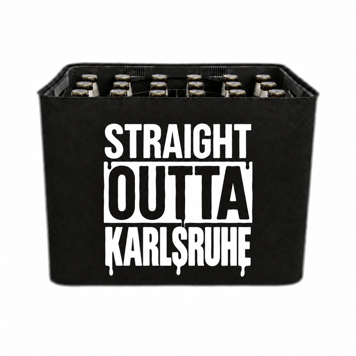 KistenBlende STRAIGHT OUTTA Karlsruhe auf Bierkasten