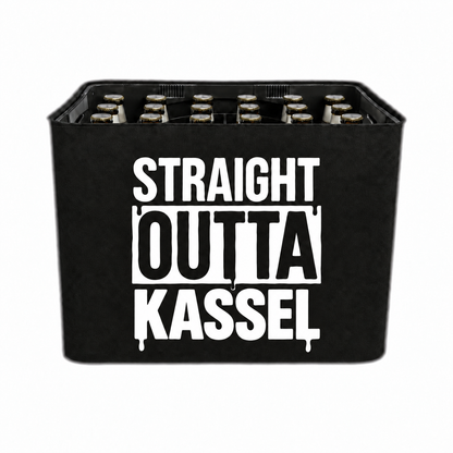 KistenBlende STRAIGHT OUTTA Kassel auf Bierkasten