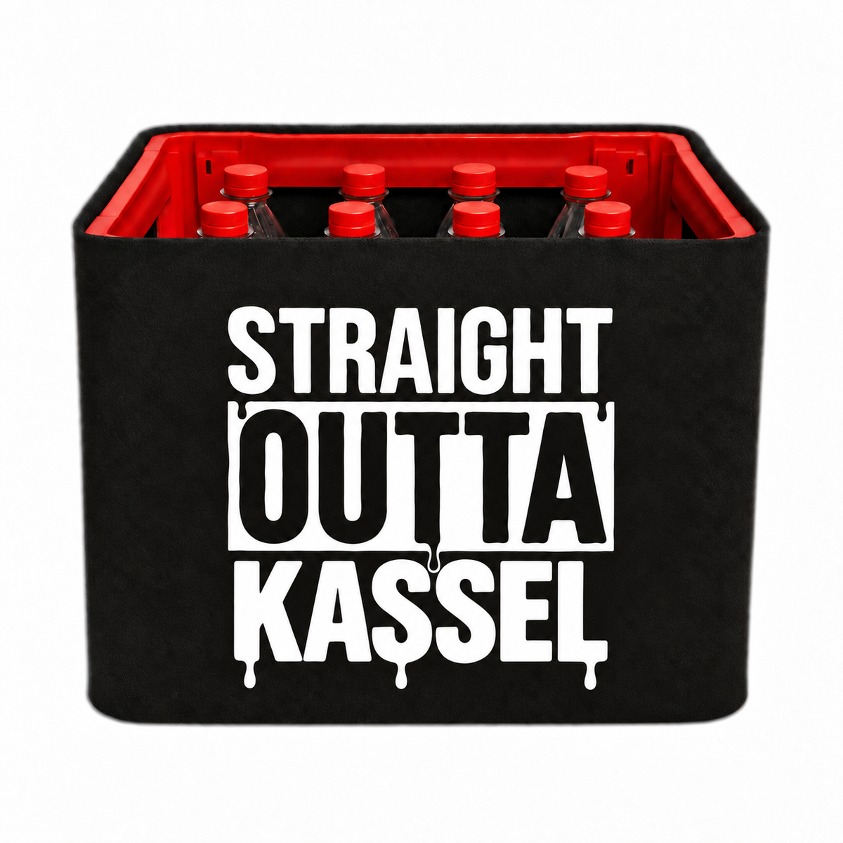 KistenBlende STRAIGHT OUTTA Kassel auf Limonadenkiste PET