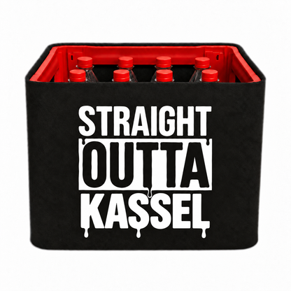 KistenBlende STRAIGHT OUTTA Kassel auf Limonadenkiste PET