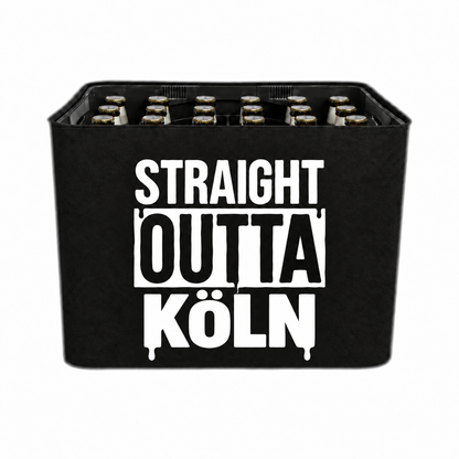 KistenBlende STRAIGHT OUTTA Köln auf Bierkasten