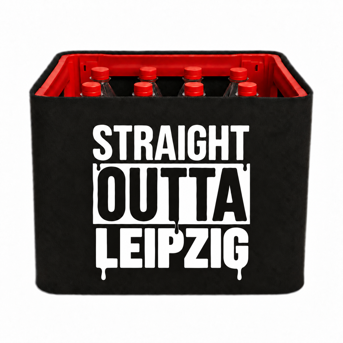 KistenBlende STRAIGHT OUTTA Leipzig auf Limonadenkiste PET
