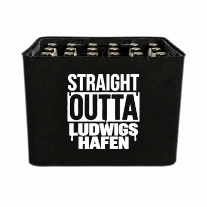 KistenBlende STRAIGHT OUTTA Ludwigshafen am Rhein auf Bierkasten