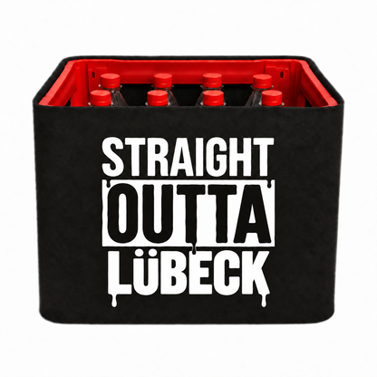 KistenBlende STRAIGHT OUTTA Lübeck auf Limonadenkiste PET