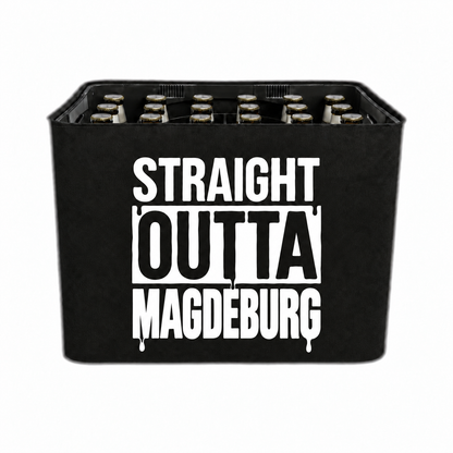 KistenBlende STRAIGHT OUTTA Magdeburg auf Bierkasten