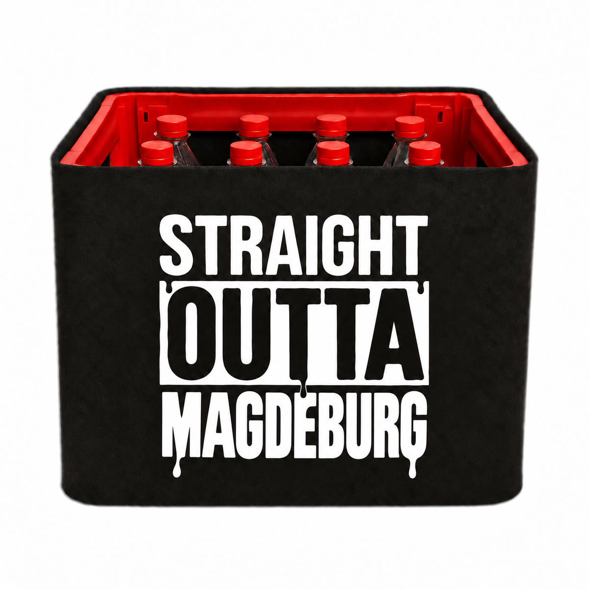 KistenBlende STRAIGHT OUTTA Magdeburg auf Limonadenkiste PET