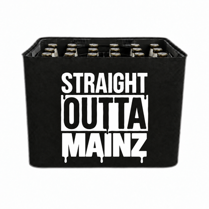 KistenBlende STRAIGHT OUTTA Mainz auf Bierkasten