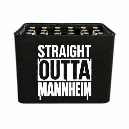 KistenBlende STRAIGHT OUTTA Mannheim auf Bierkasten