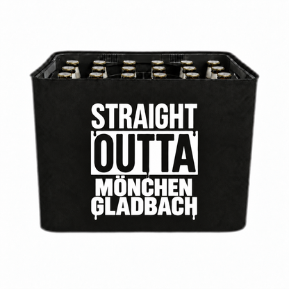 KistenBlende STRAIGHT OUTTA Mönchengladbach auf Bierkasten