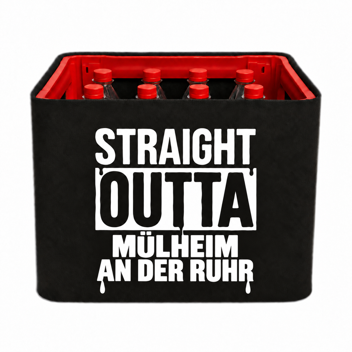 KistenBlende STRAIGHT OUTTA Mülheim an der Ruhr auf Limonadenkiste PET