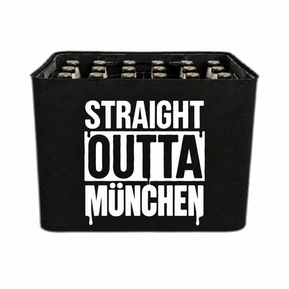 KistenBlende STRAIGHT OUTTA München auf Bierkasten