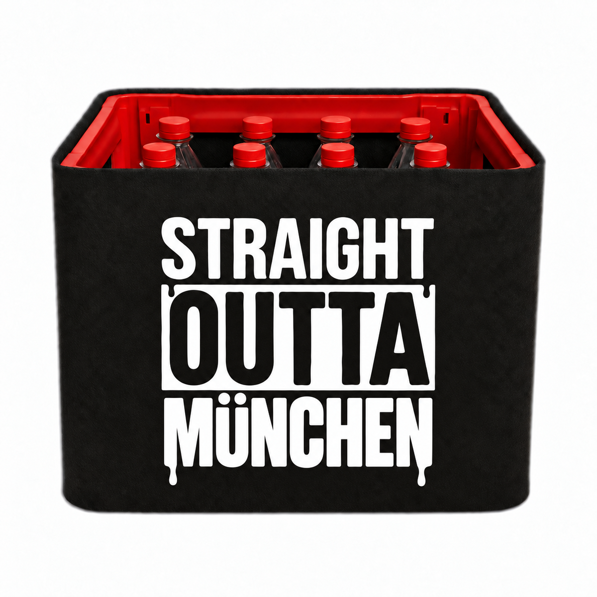 KistenBlende STRAIGHT OUTTA München auf Limonadenkiste PET